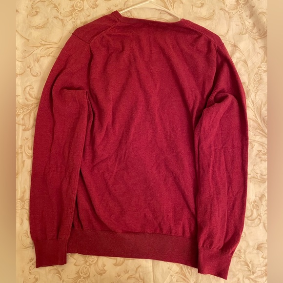 J. Crew red sweater size L - Picture 2 of 3